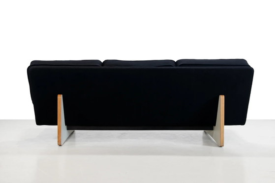Divano Artifort C671 di Kho Liang Ie in lana nera – Divani 3 posti, Mid Century Modern (photo 5 of 9)
