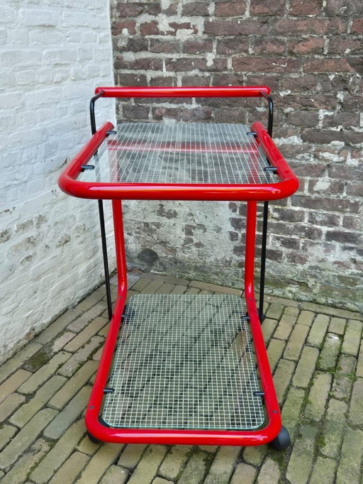 Carrello da portata/carrello per bevande/carrello bar italiano vintage anni '80