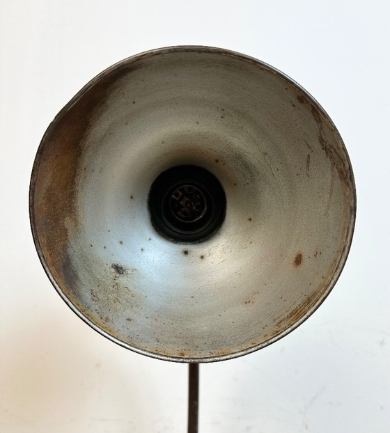 Image 1 of Vintage Brown Adjustable Table Lamp, 1960s