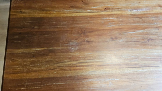 Grote Massief Houten Eettafel Jan Frantzen – 200 × 100 Cm – 6 Lades – Wood (photo 6 of 8)