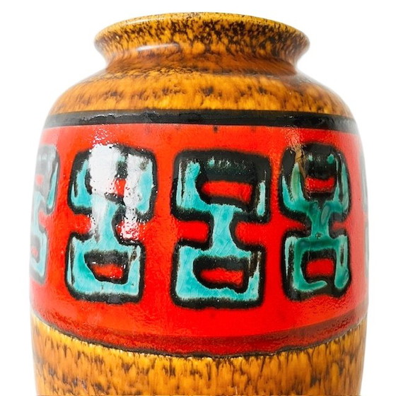 Image 1 of Vaso da terra vintage della Germania occidentale della metà del secolo scorso Scheurich 1970