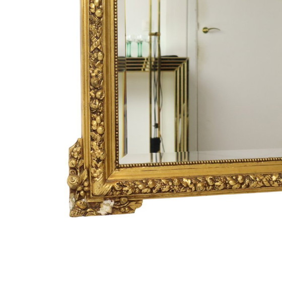 Image 1 of Antieke Franse Facetgeslepen Spiegel 163cm