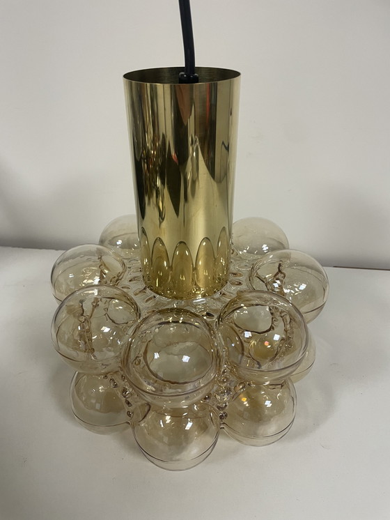 Image 1 of Lampada a bolle esclusiva Limburg Helena Tynell in vetro color oro