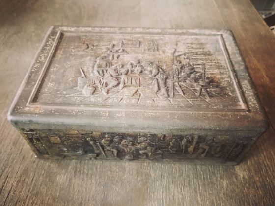 Image 1 of Vintage blikken doos van Van Melle's Confectioneryworks, 1920-1930