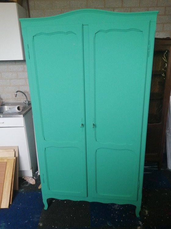 Image 1 of Kledingkast Vintage applegreen