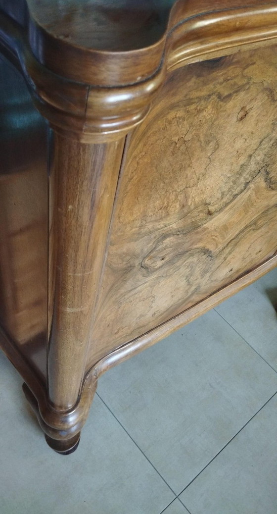 Image 1 of Buffet with root pattern, walnut