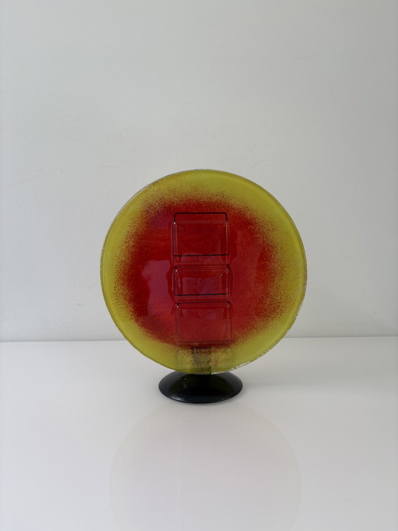 Image 1 of Vintage 1960’s Glassculptuur Brandende Zon