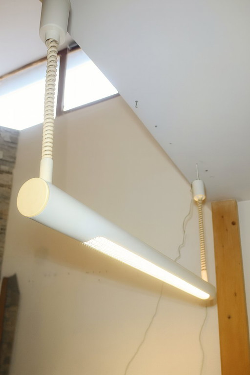 Enorme industriële hanglamp uit de jaren 80 – Massive, hanglampen, Metal
