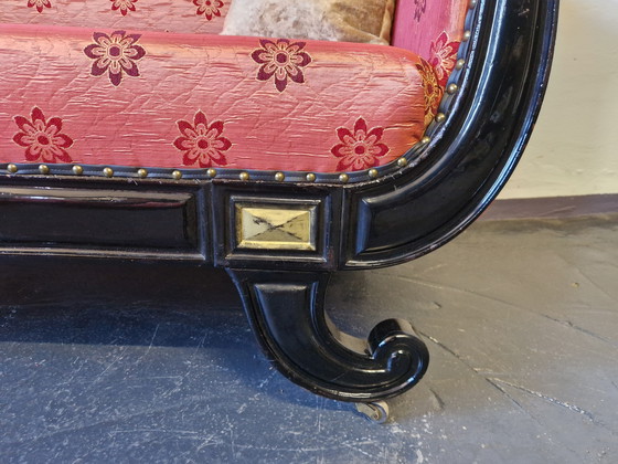 Image 1 of Sofá Art Nouveau antiguo recién tapizado