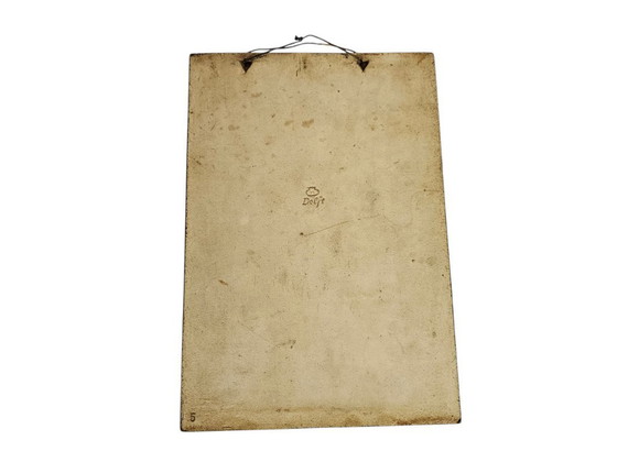 Image 1 of De Porceleyne Fles - Azulejo Cloisonné XL - Panadería Zeelandia - Años 50