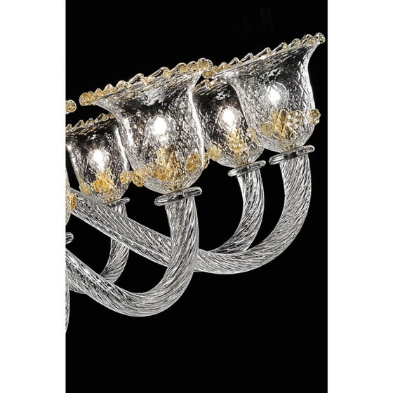 Image 1 of Imperial Style “Rigadin” Murano Glass Chandelier in Venetian Design