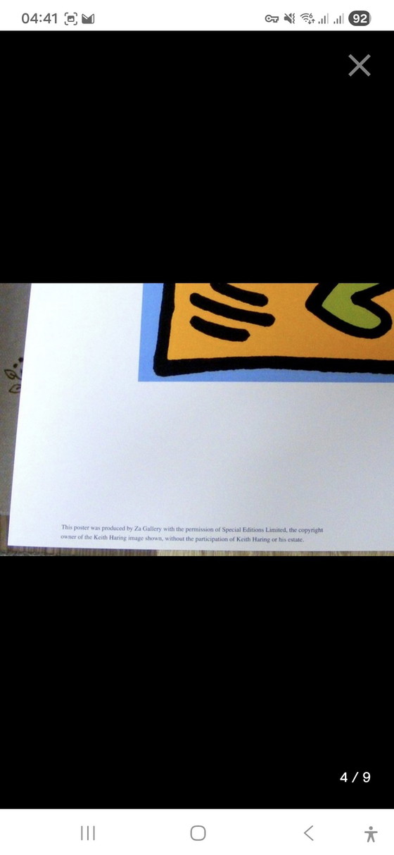 Image 1 of Keith Haring - Six dancing People - 1990