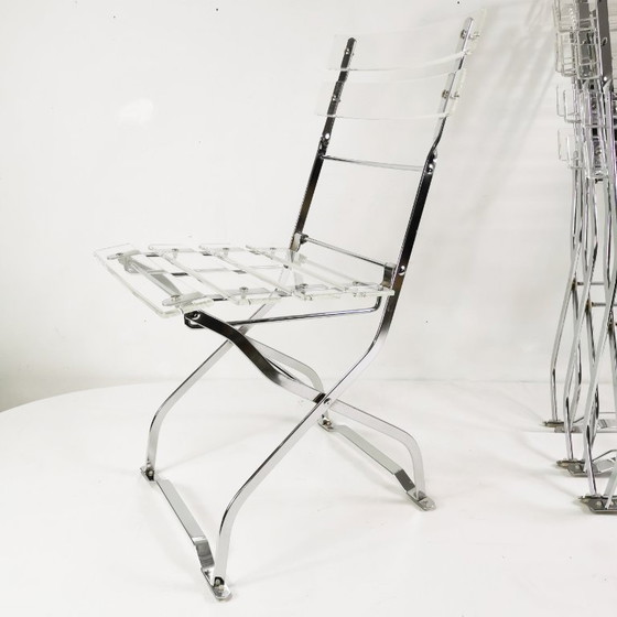 Image 1 of Set di sedie pieghevoli di design, Maison & Jardin Paris, anni '70