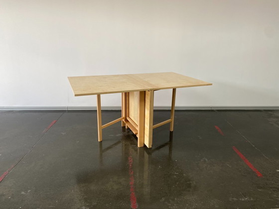 Image 1 of Maria Flap Folding Dining Table by Bruno Mathsson for Firma Karl Mathsson