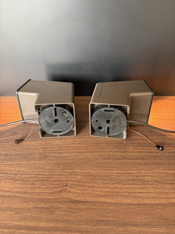 Image 1 of 2 lampade da parete vintage Philips con interruttore a tirante