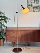 Lampada ad arco vintage Dijkstra mushroom