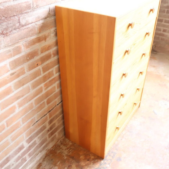 Image 1 of Commode vintage des années 1970, en bois clair