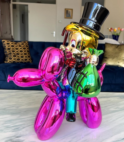 SCULPTURE MONOPOLY Richie Rich Statue Pop Candy Style Art Koons Banksy Alec Kaws – beeldhouwkunst, Fiberglass