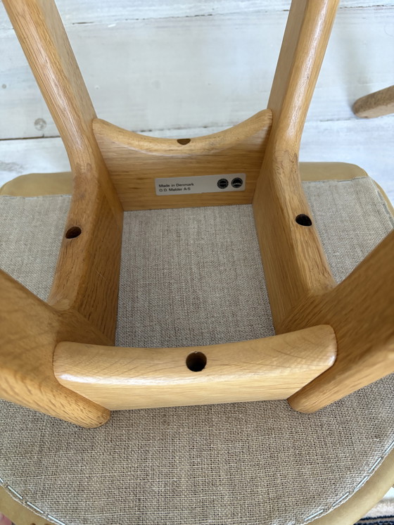 Image 1 of Set of 2 vintage Erik Buch model 61 bar stools