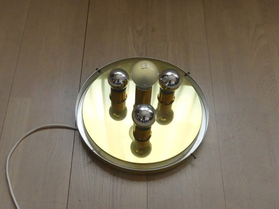 Kaiser Ceiling Light Plafonier Sconce Smoked Glass Brass – Kaiser Leuchten (photo 12 of 18)