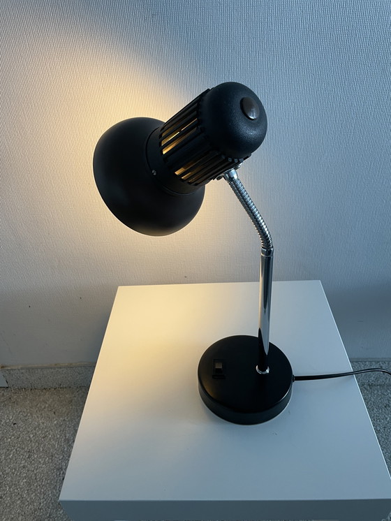 Image 1 of Bruine bureaulamp van Massive