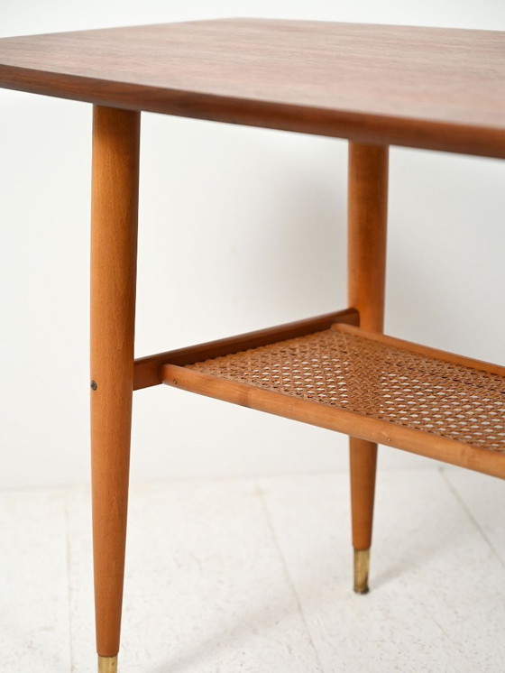 Image 1 of Coffee table in teak with boat shape