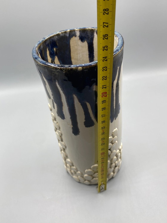 Grand vase en céramique émaillée coulée des années 1970-1980 – Objets déco, Ceramic (photo 8 of 8)