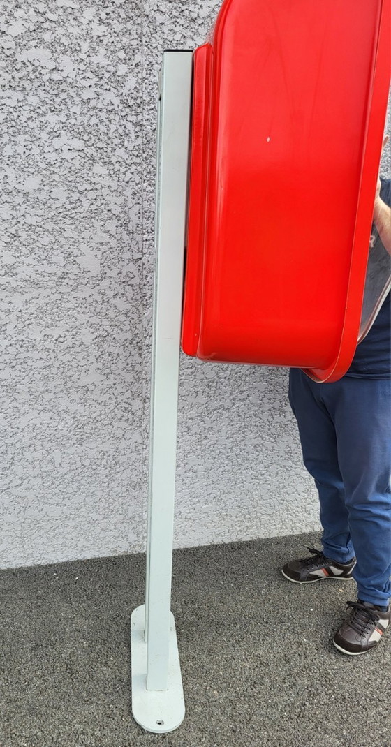 Image 1 of Pil-telefooncel op een standaard