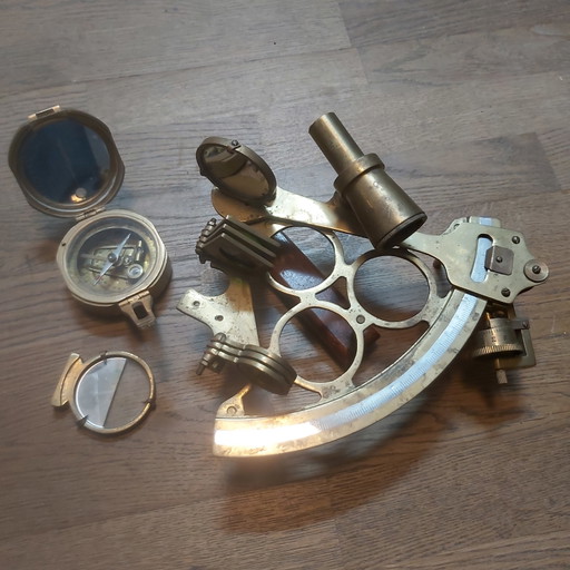 Nautischer Sextant Stanley London