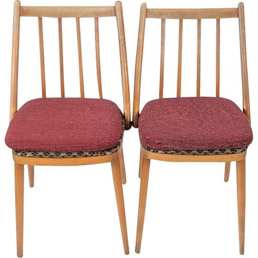 Set of 4 vintage chairs by Tatra, Czechoslovakia 1970