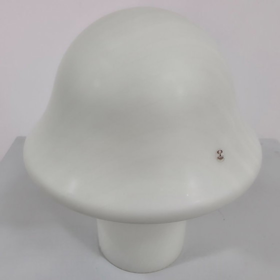 Image 1 of Peill & Putzler mushroom lamps 70s glass zebra