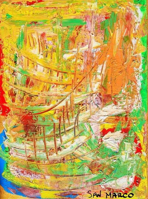 Enzo San Marco - Life in the Fast Lane - Artist Painting