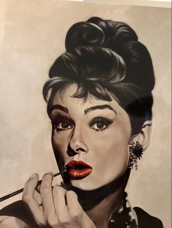 Image 1 of Portrait d'Audrey Hepburn par Frank Ritter