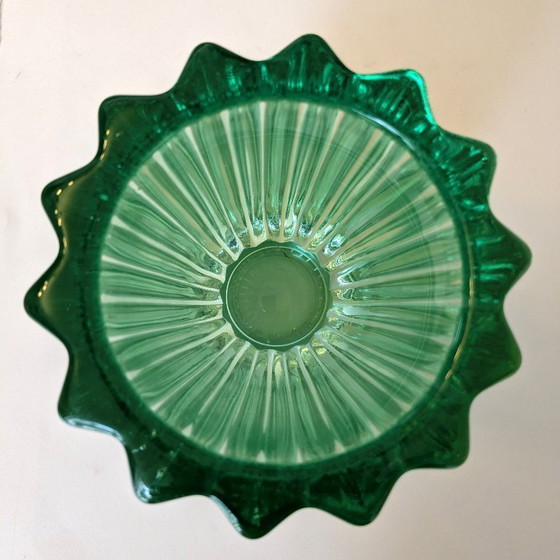 Image 1 of Art Deco pressed glass vase, Pierre d’AVESN.
