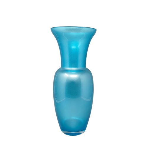 1970er Jahre Erstaunliche blaue Vase von Jean Close für Michielotto, hergestellt in Italien