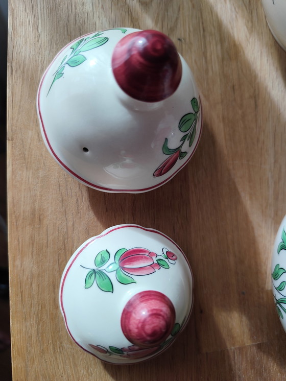 Image 1 of Vintage Villeroy & Boch "Colmar" porseleinen kannen – Set van 2 – Gemaakt in Duitsland
