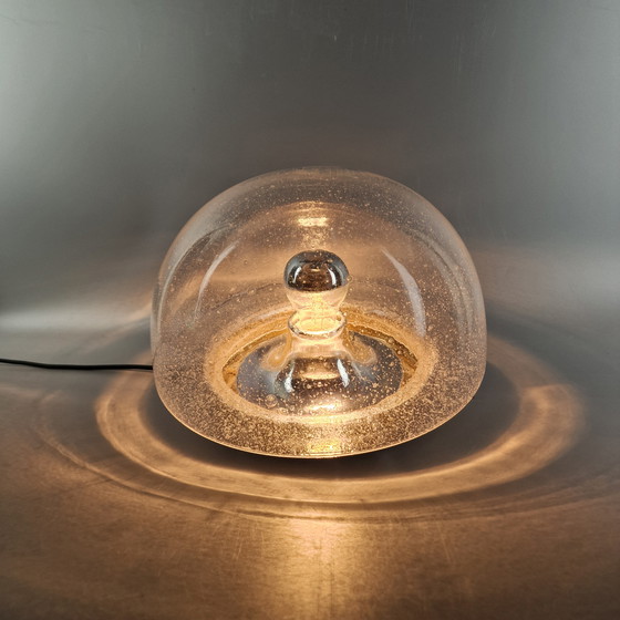 Image 1 of Lampada da soffitto vintage - Glashütte Limburg - Space Age Design - Ø 30 cm - Anni '70