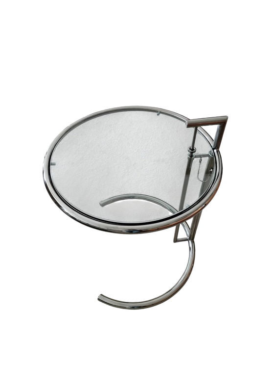 Image 1 of Table d'appoint chromée Eileen Gray style Classicon