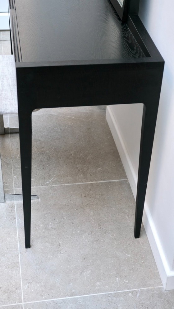 Dressing Table and Chairs in Blackened Wood (photo 8 of 8)