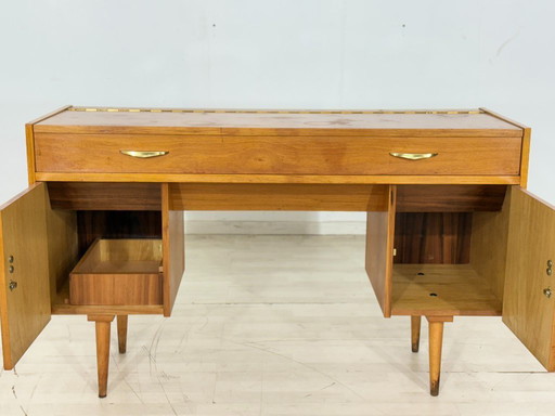 1960s desk, ladies' desk, wooden table, vintage desk