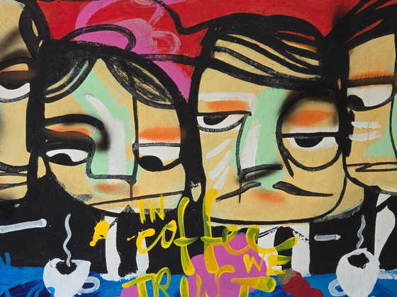 Image 1 of Selwyn Senatori – Wir vertrauen auf Kaffee – Unterzeichnet – 2019