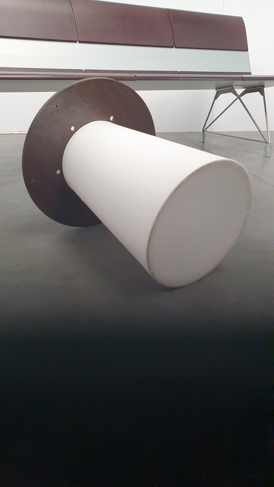 Image 1 of Moooi mesa contenedor + pie extra bajo blanco clásico diseño holandés mesa de jardín exterior/interior marcel wanders