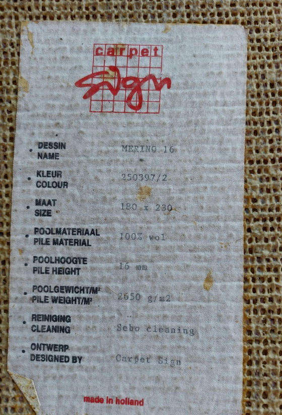 Carpet Sign Merino 16 Teppiche & Läufer, rotbraun, Wolle, Modern (Foto 2 von 5)