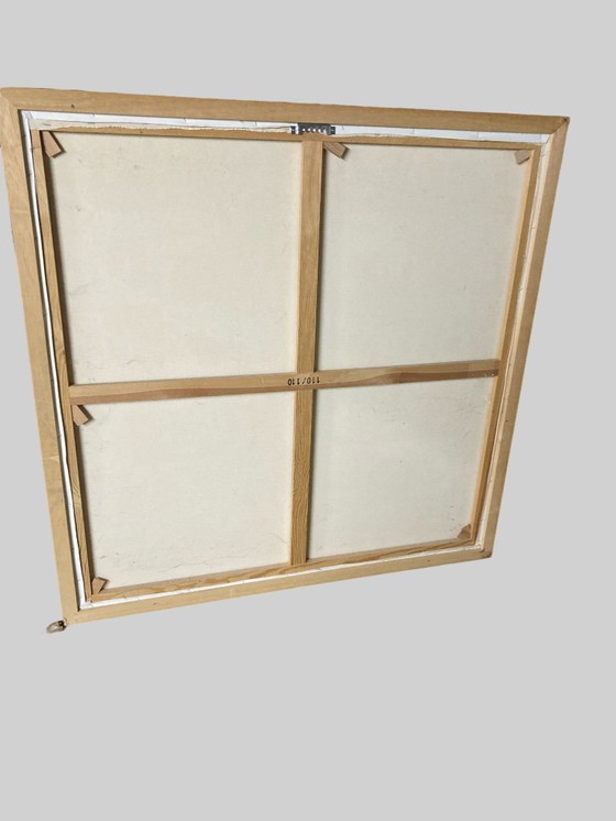 Image 1 of Large Vespa collage canvas