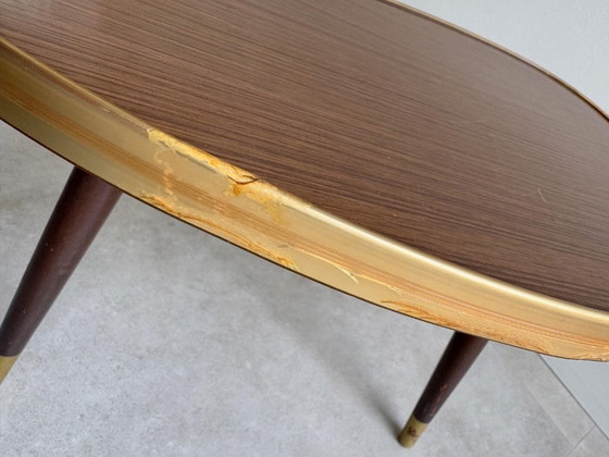1x Table d'appoint/table à plantes vintage en Formica – Porte-plantes, Metal, Plastic (photo 7 of 10)