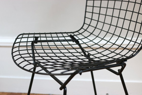 Pair of vintage Wire Bertoia chairs – Knoll, Dining chairs, Metal (photo 5 of 8)