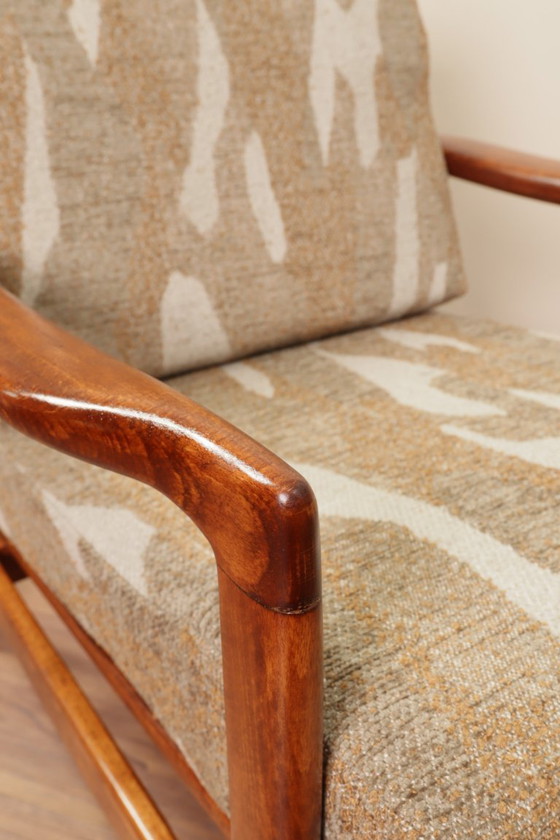 Image 1 of Poltrona vintage safari beige 1965 design scandinavo