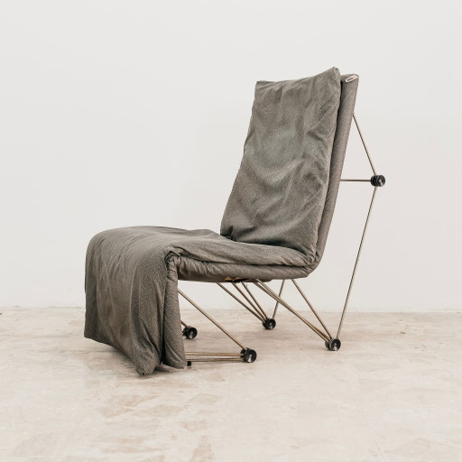 Loungestoel Fauteuil Geometrisch ontwerp Postmodern Modern jaren 80