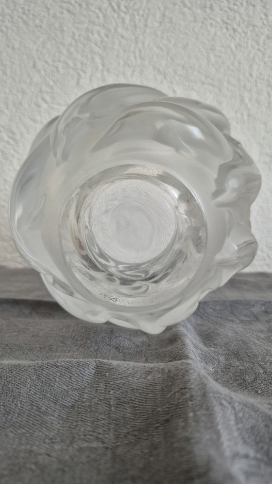 Lalique France "Dauphins" vaas - kristalglas – Glaskunst, Crystal (photo 7 of 9)