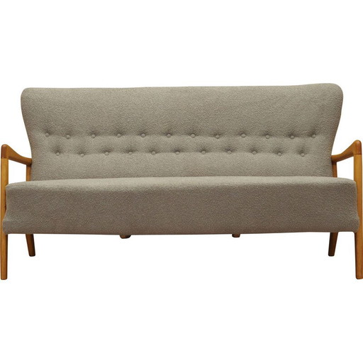 Vintage-Sofa aus Buche von Soren Hansen für Fritz Hansen, 1960er Jahre
